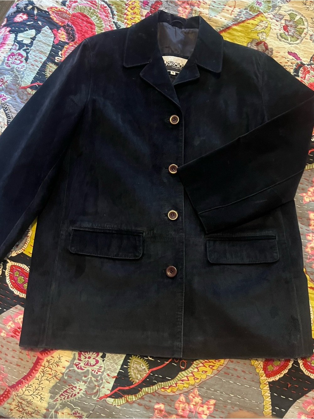 🖤 KIRÇILAR genuine SUEDE blazer jacket — Turkish leather, Men’s size M 🇹🇷 - Picture 3 of 10